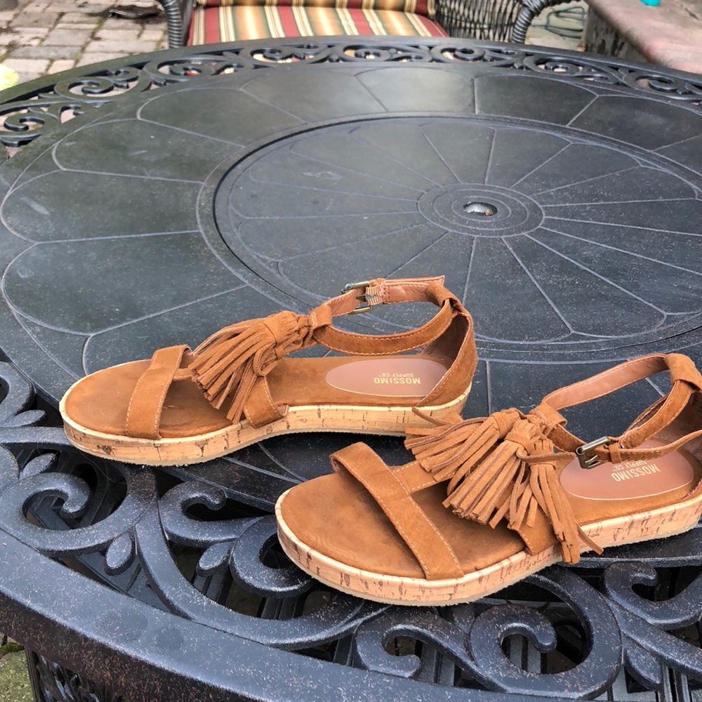 Strappy Tasseled Sandals